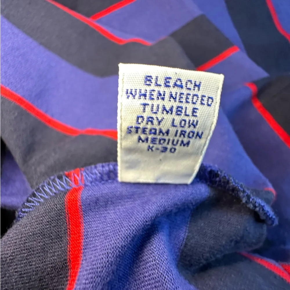 Polo Ralph Lauren Polo Men’s XL Blue striped polo‎ shirt with Golf Club Crest